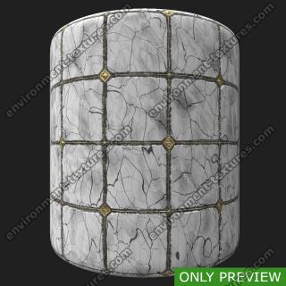 PBR Substance Material of Floor Marble #5